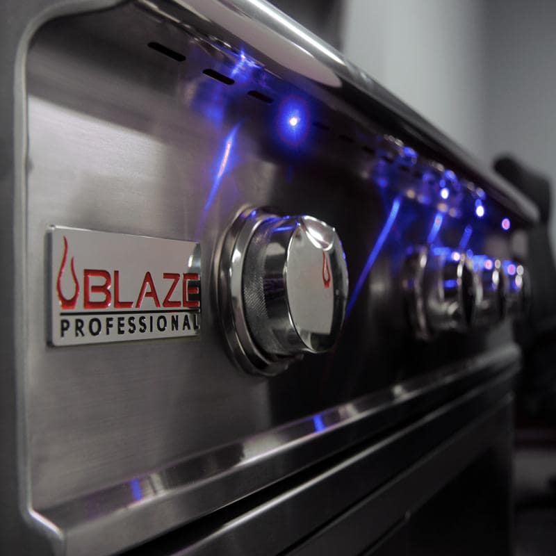 Blaze Blue LED 3 Piece Set for Power Burner, Griddle, Double Side Burner - BLZ-2LED-BLUE