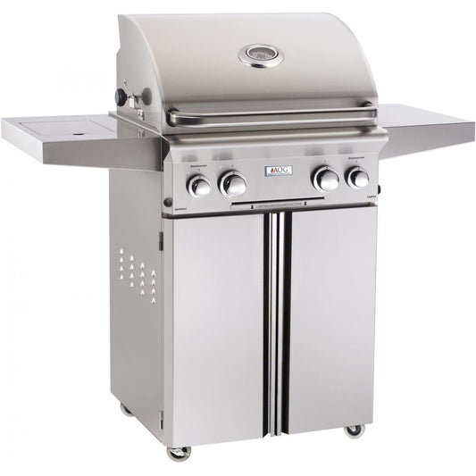 Products American Outdoor Grill L-Series 24-Inch 2-Burner Propane Gas Grill - 24PCL-00SP
