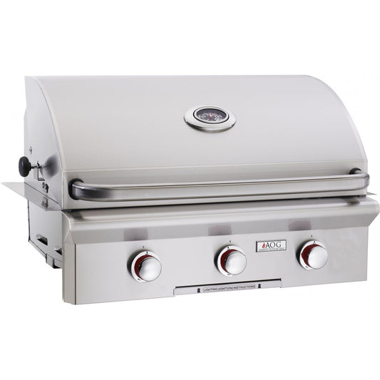 American Outdoor Grill T-Series 30-Inch 3-Burner Built-In Natural Gas Grill - 30NBT-00SP