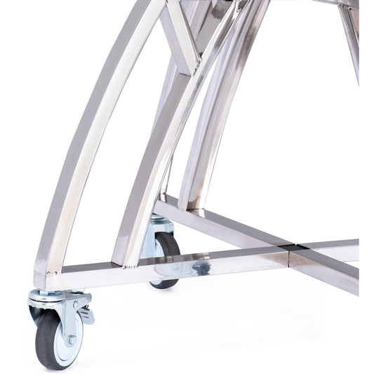 Stainless Steel Cart for Blaze 20-Inch Cast Aluminum Kamado Grill-BLZ-20KMDO2-CART