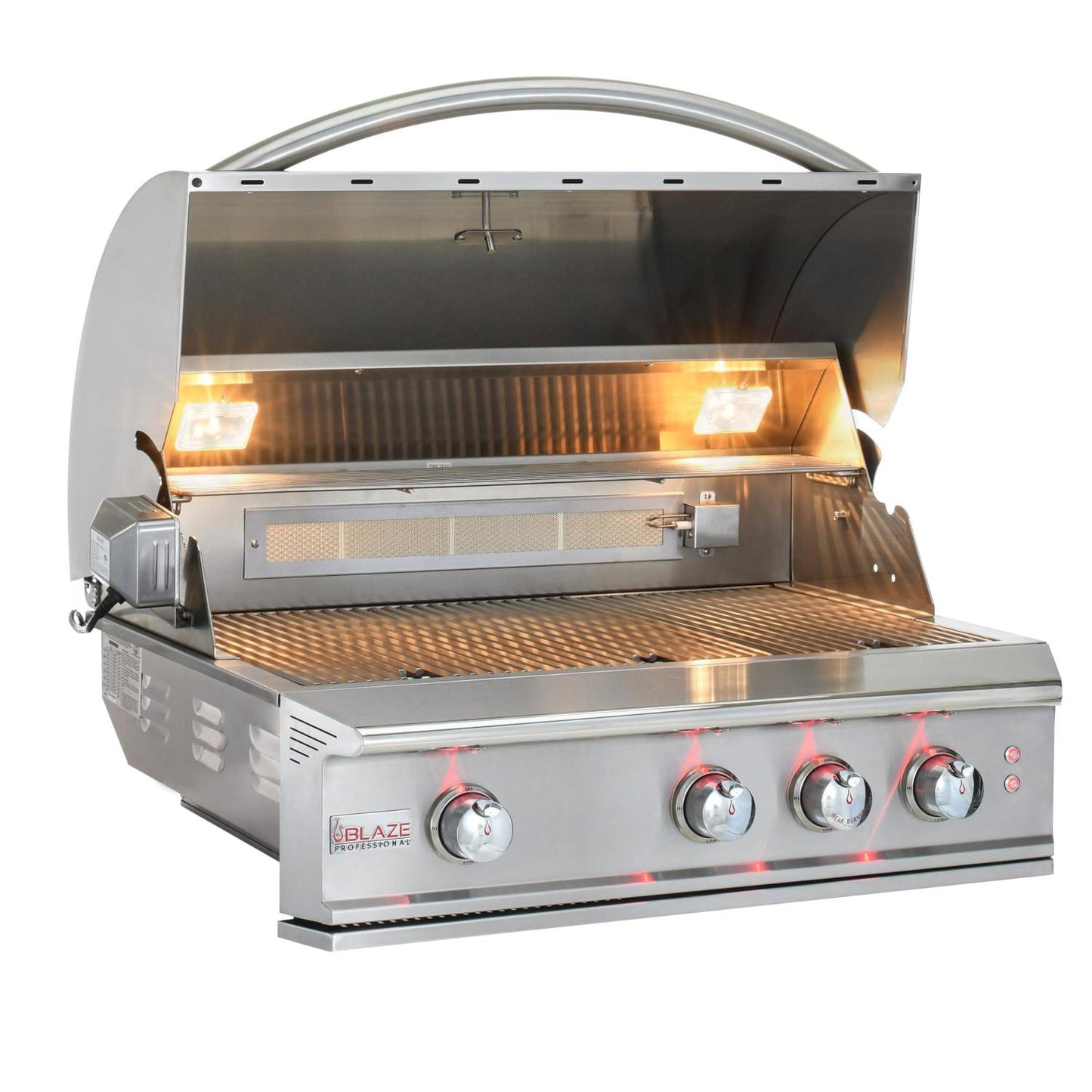 Blaze Professional LUX 34-Inch 3-Burner Built-In Natural Gas Grill With Rear Infrared Burner - BLZ-3PRO-NG