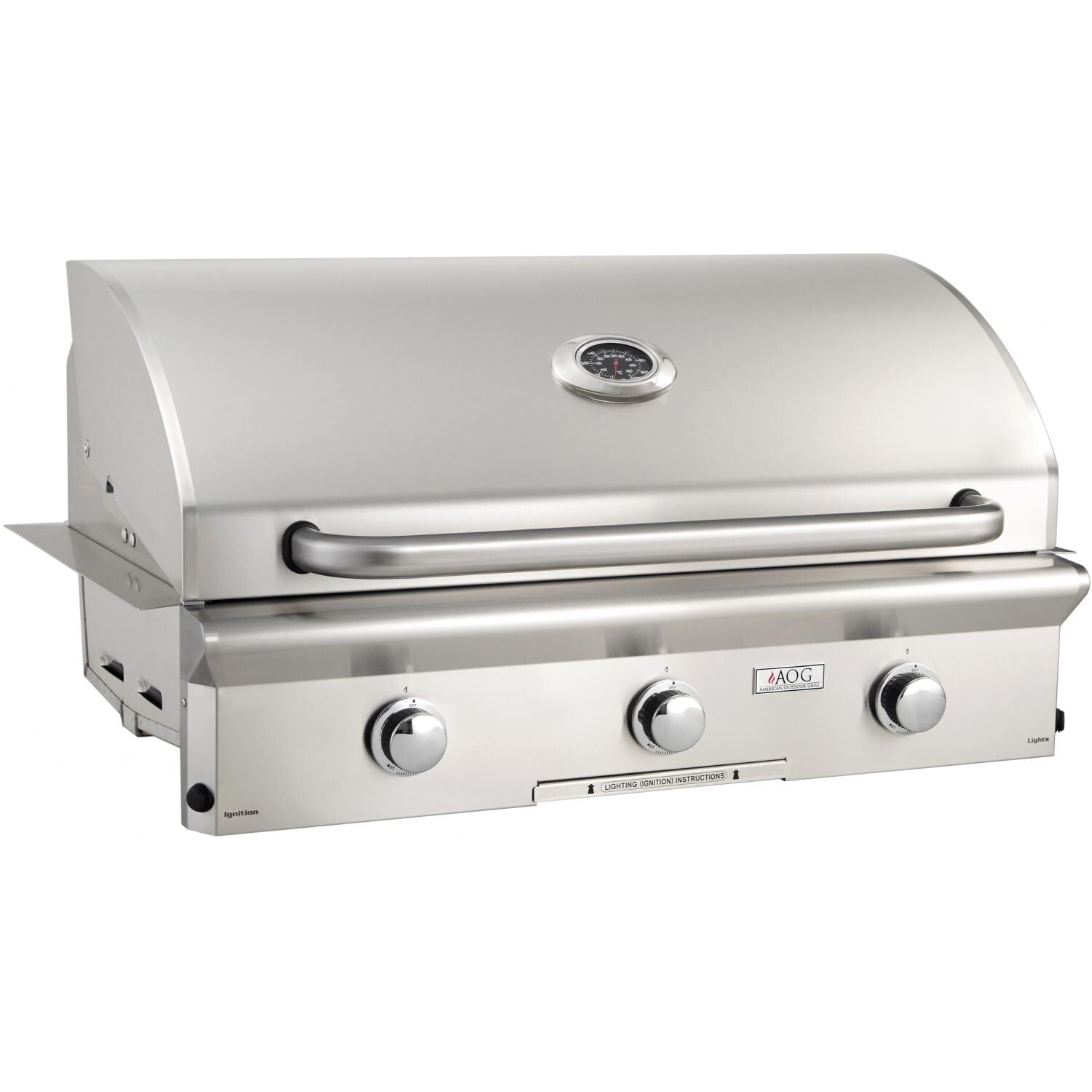 Products American Outdoor Grill L-Series 36-Inch 3-Burner Built-In Natural Gas Grill - 36NBL-00SP