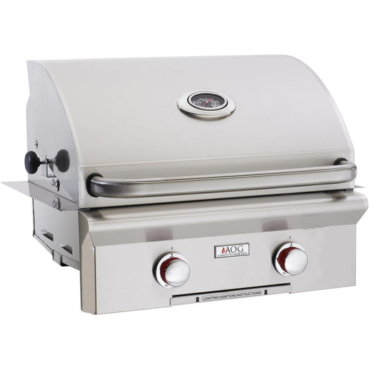 American Outdoor Grill T-Series 24-Inch 2-Burner Built-In Natural Gas Grill - 24NBT-00SP