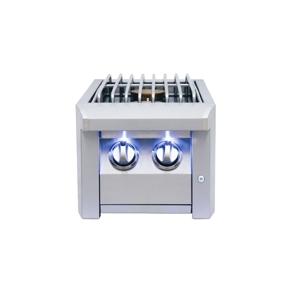 American Renaissance Grill Built-In Natural Gas Double Side Burner - ASBSSB
