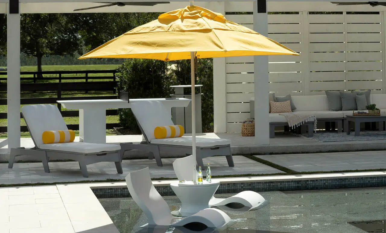 Ledge Lounger - In-Pool Signature-Low Back Chair- LLSGLBCRWH