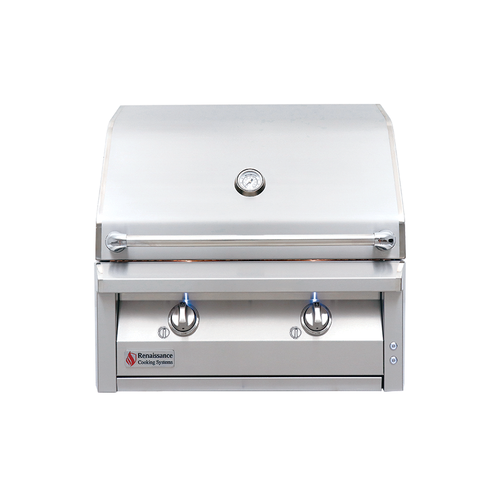 American Renaissance Grill 30-Inch 2-Burner Built-In Natural Gas Grill - ARG30