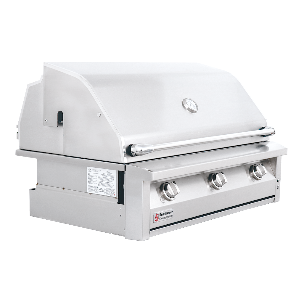 American Renaissance Grill 42-Inch 3-Burner Built-In Propane Gas Grill - ARG42 LP