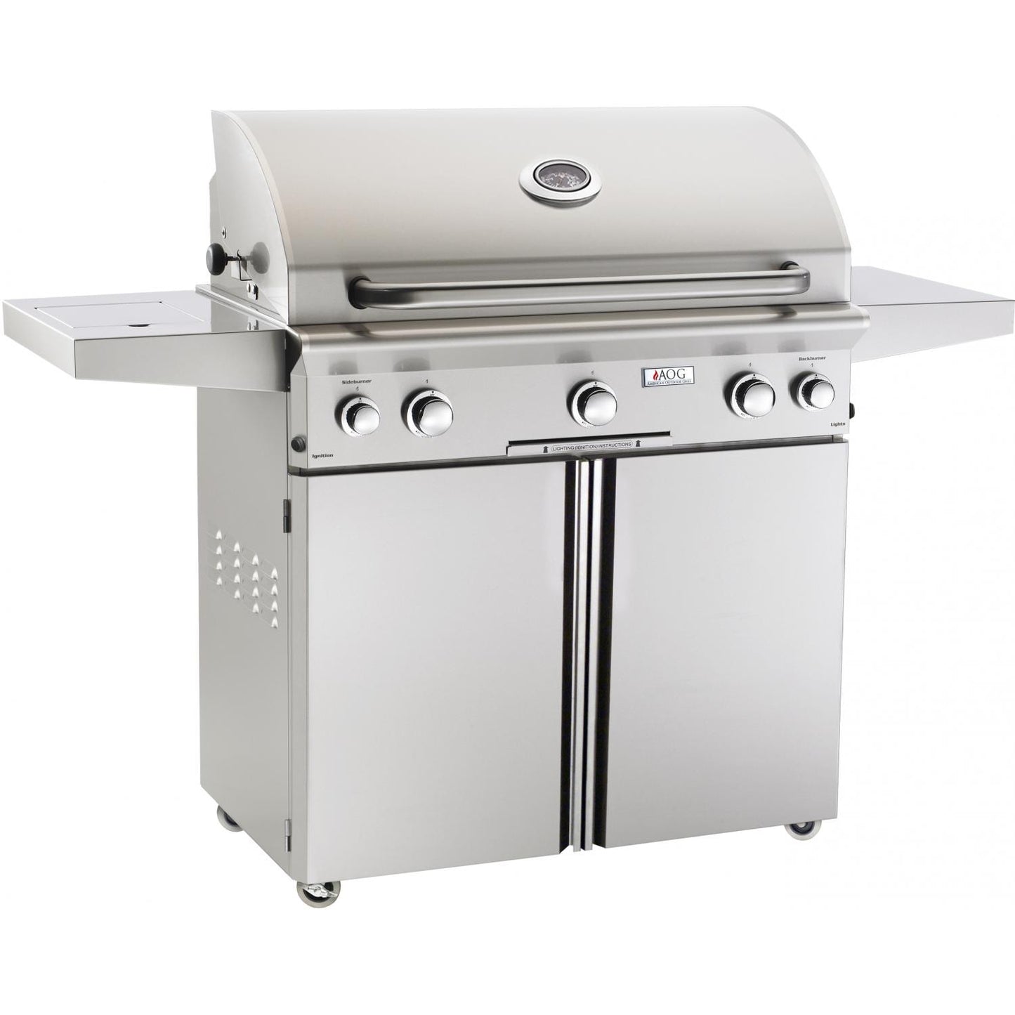 American Outdoor Grill L-Series 36-Inch 3-Burner Propane Gas Grill W/ Rotisserie & Single Side Burner - 36PCL