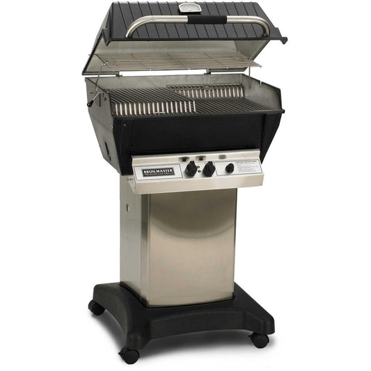 Broilmaster P3-XF Premium Propane Gas Grill On Stainless Steel Cart