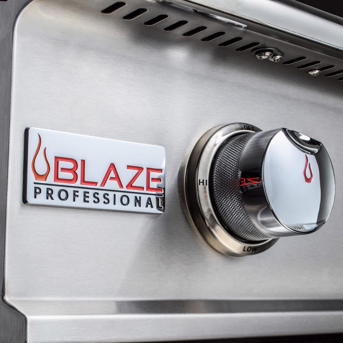 Blaze Professional LUX 34-Inch 3-Burner Built-In Natural Gas Grill With Rear Infrared Burner - BLZ-3PRO-NG