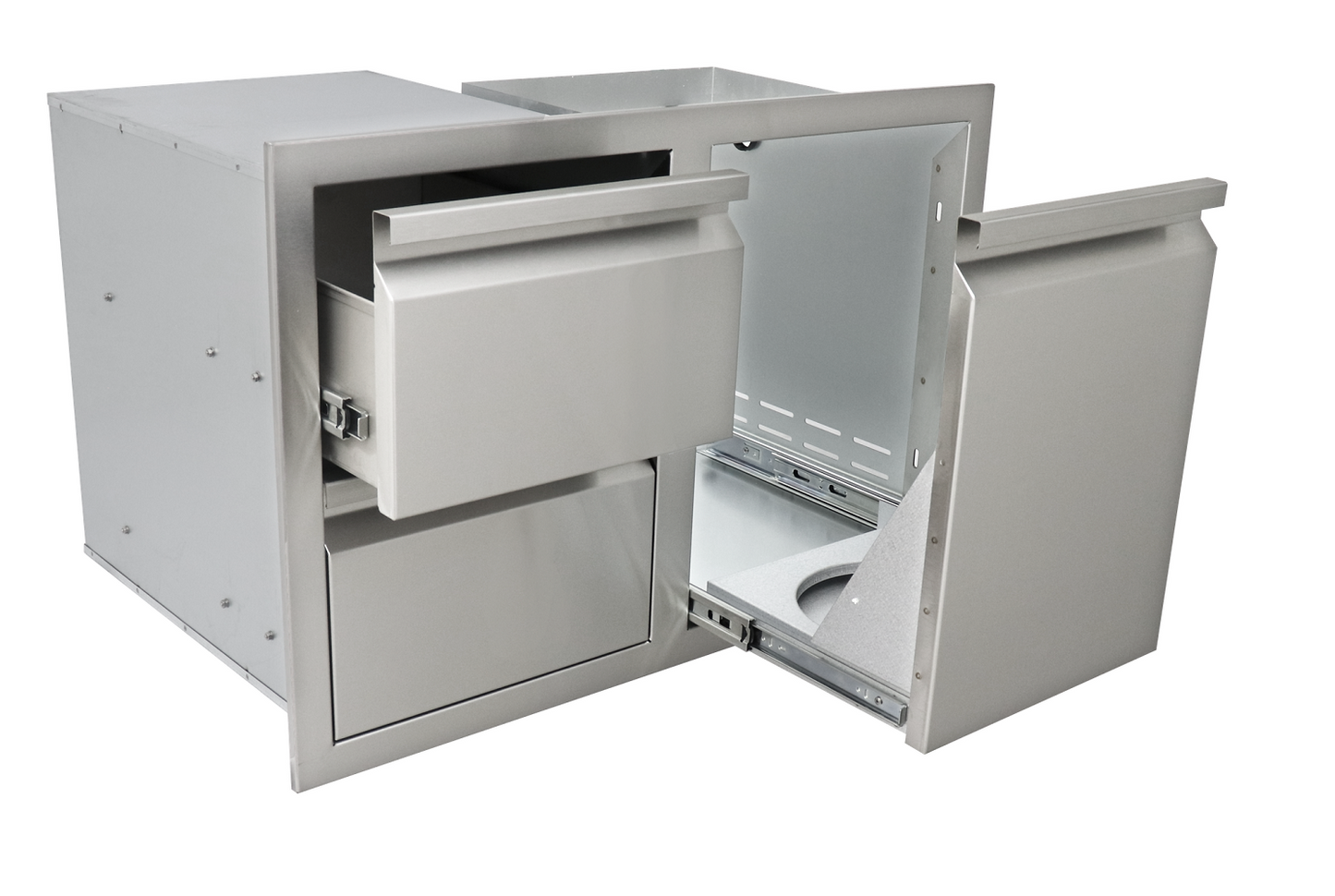 RCS Valiant Series 33-Inch Stainless Steel Propane Door & Double Drawer Combo - VDCL1