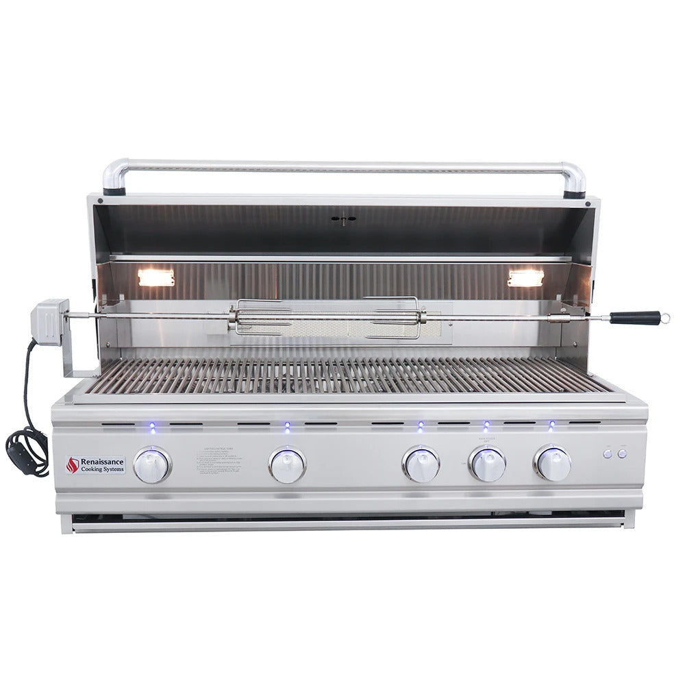RCS Cutlass Pro 42-Inch Built-In Natural Gas Grill - RON42A